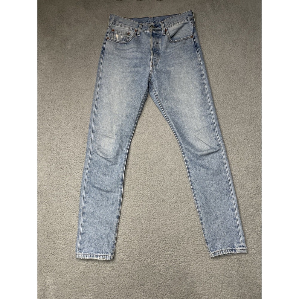 Levi's Premium 501 S Big E Skinny Jeans Women's Size 26 X 30 Button Fly Denim